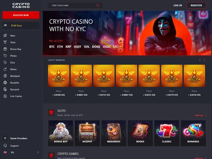 cryptocasino hp