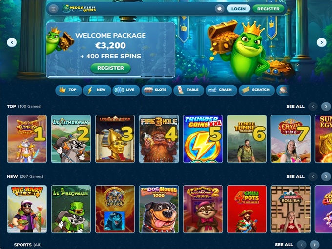 MegaFishWins hp 