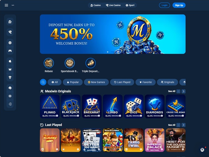 Mexiwin Casino hp