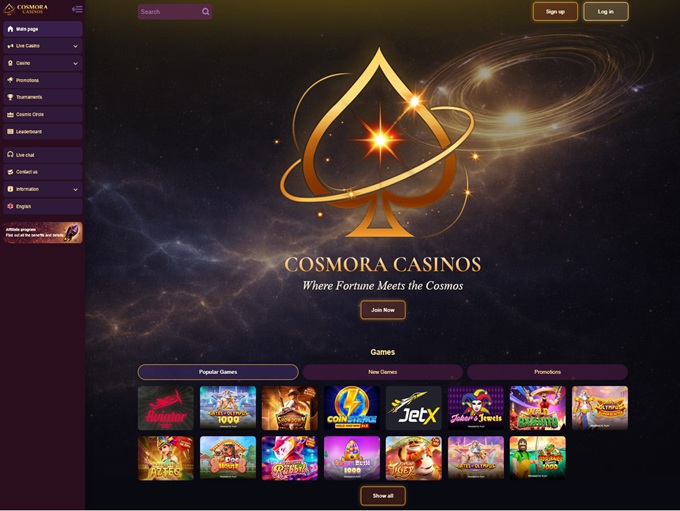 CosmoraCasino hp