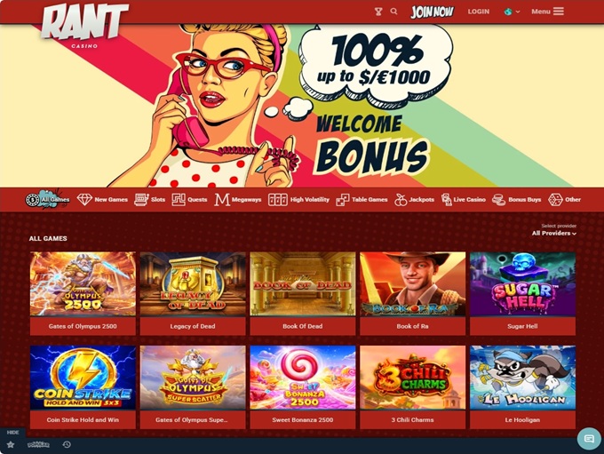 Rant Casino hp