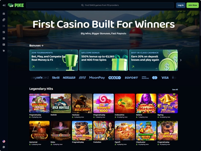 Pike Casino hp 