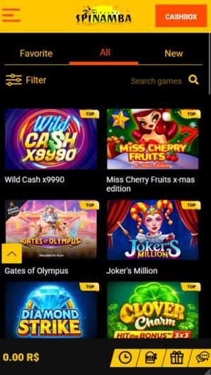 Spinamba Mobile Lobby