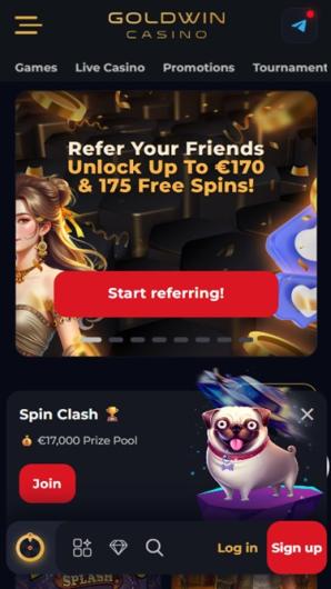 Utforska Goldwin Casinos Spelportfölj