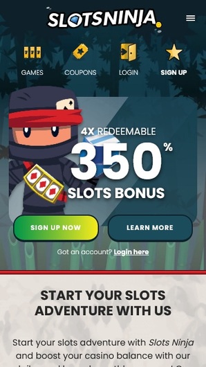 SlotsNinja 90 Free Spins for New Players in NINE REALMS