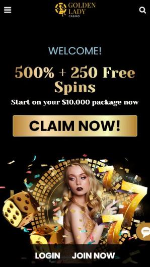golden lady casino free spins