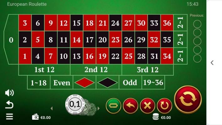 Weiss Casino mobilalkalmazás képernyőképe játék közben