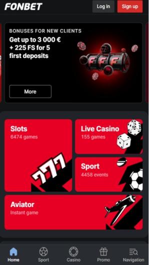 Fonbet bonus