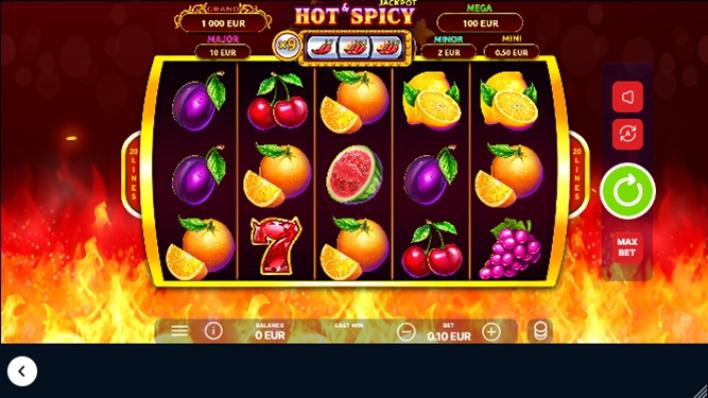 NIKA Casino Mobile Gaming Interface