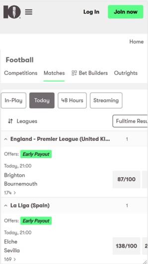 10bet Casino Sports Lobby mobile