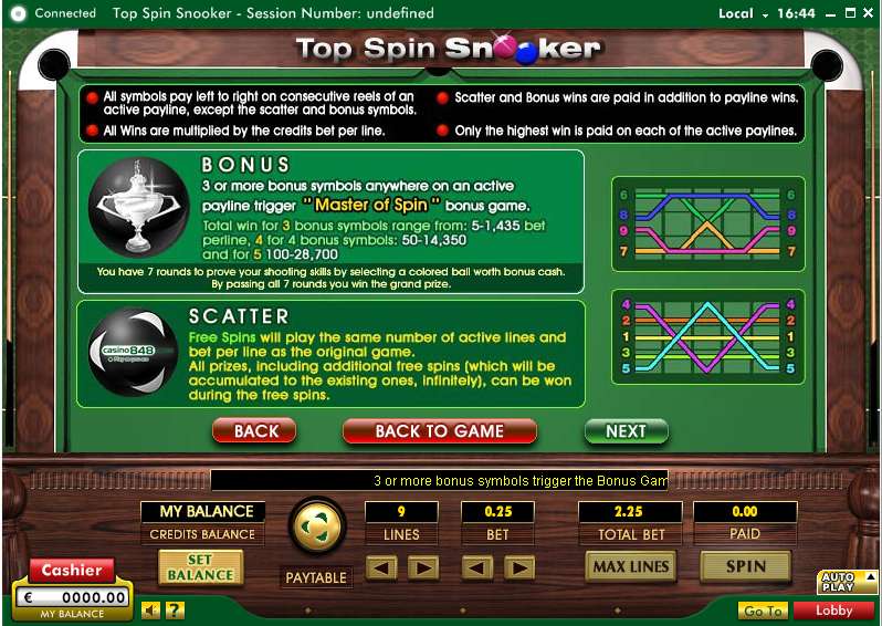 Top Spin Snooker