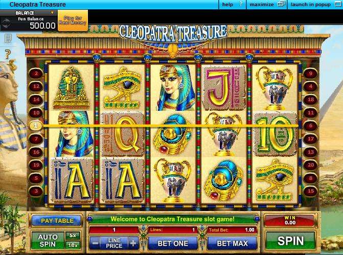 Play cleopatra slot game free