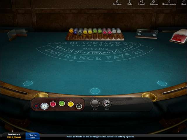 Blackjack Surrender