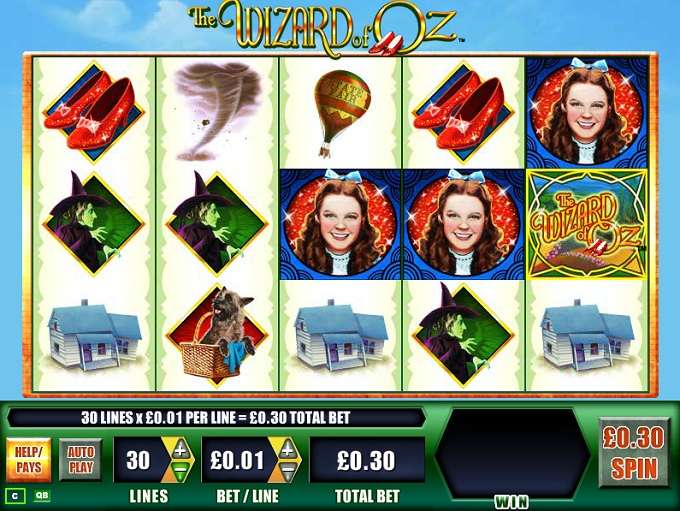 Download wizard of oz slots