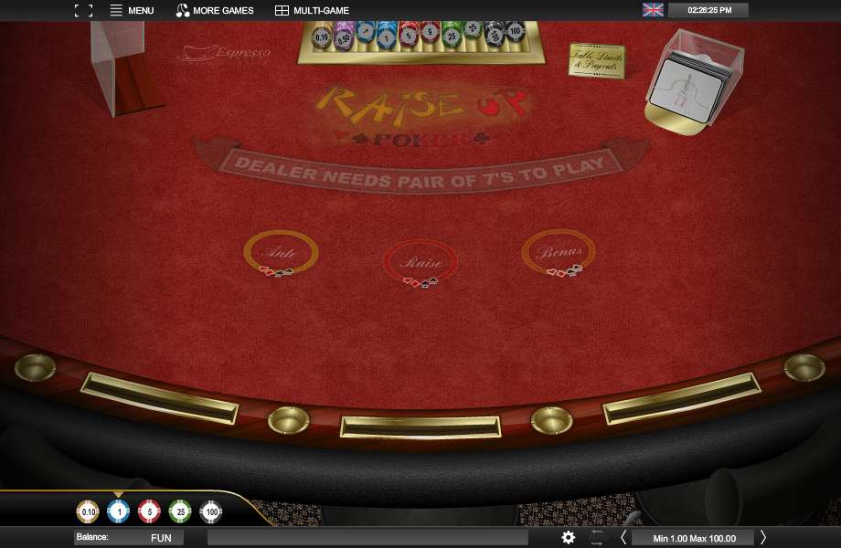 Raise Up Poker