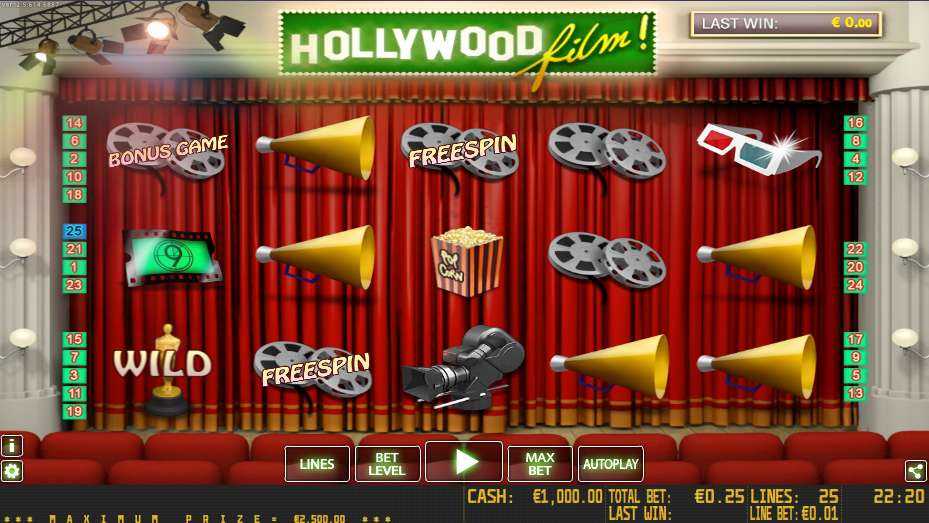 hollywood free slots