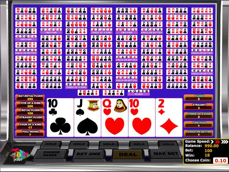 Joker Poker 4 Hands slot