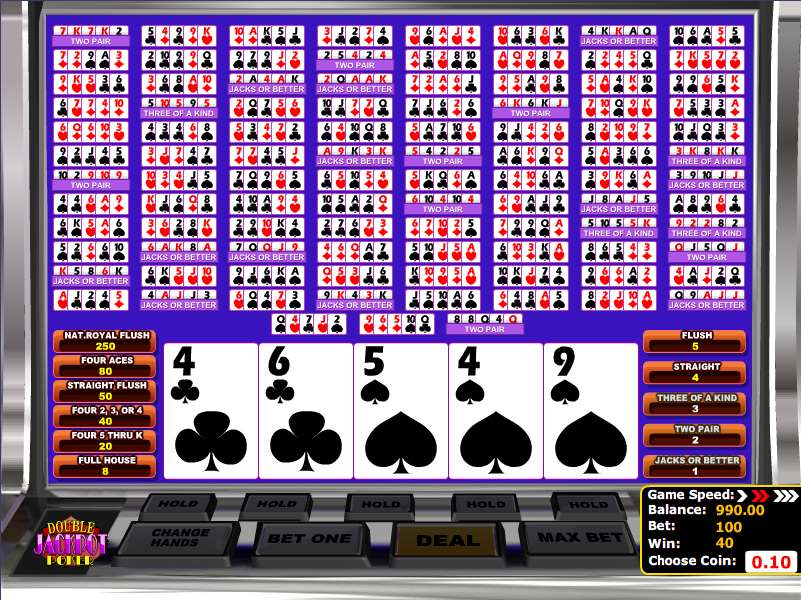 Multihand Double Jackpot Poker