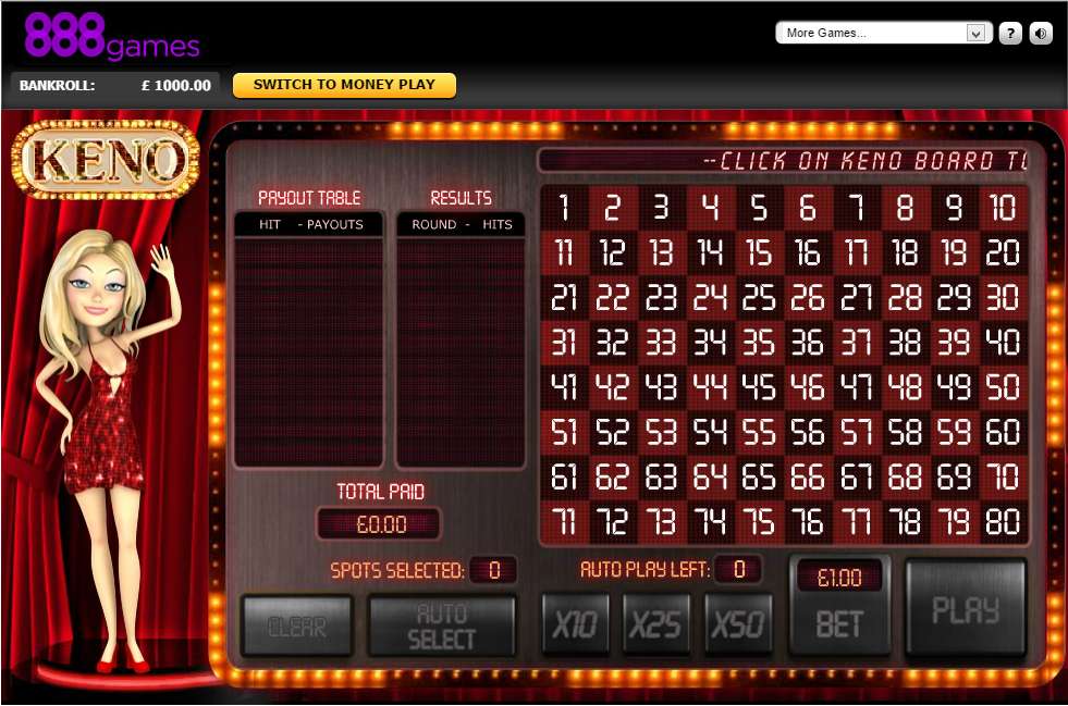 how to win at keno slot machines