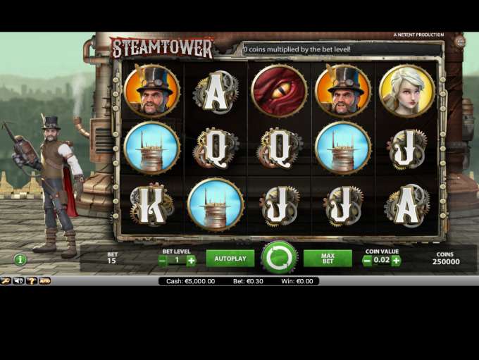 Steam Tower Online Slot, the Steampunk Powerhouse Game From Net ...