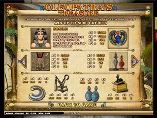 Cleopatras Treasure