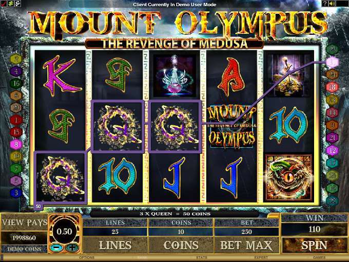 Mount Olympus - The Revenge of Medusa
