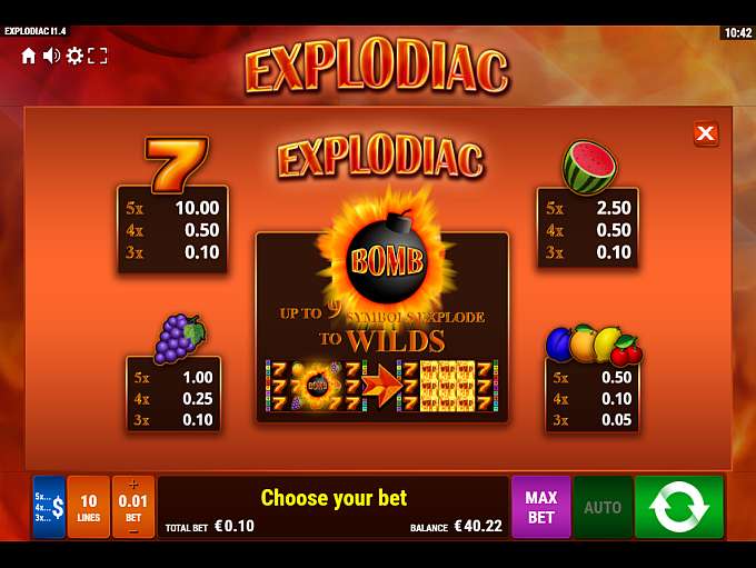 explodiac slot