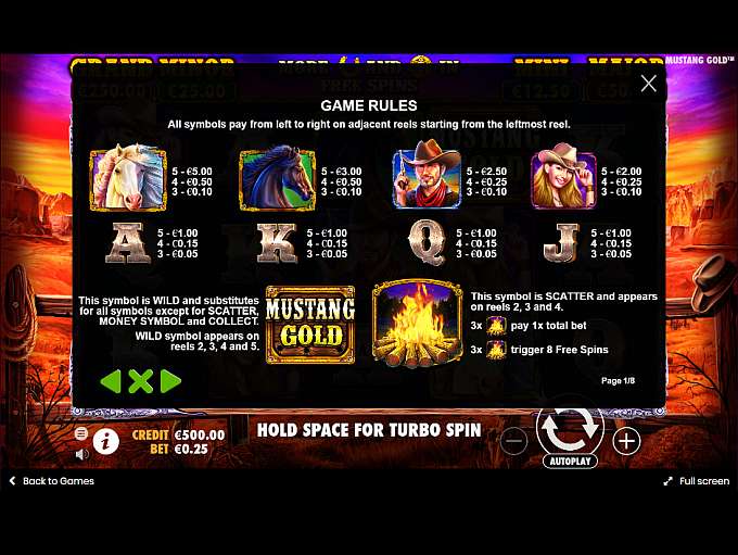 Mustang Gold Slot Avventure e Vincite nel Far West