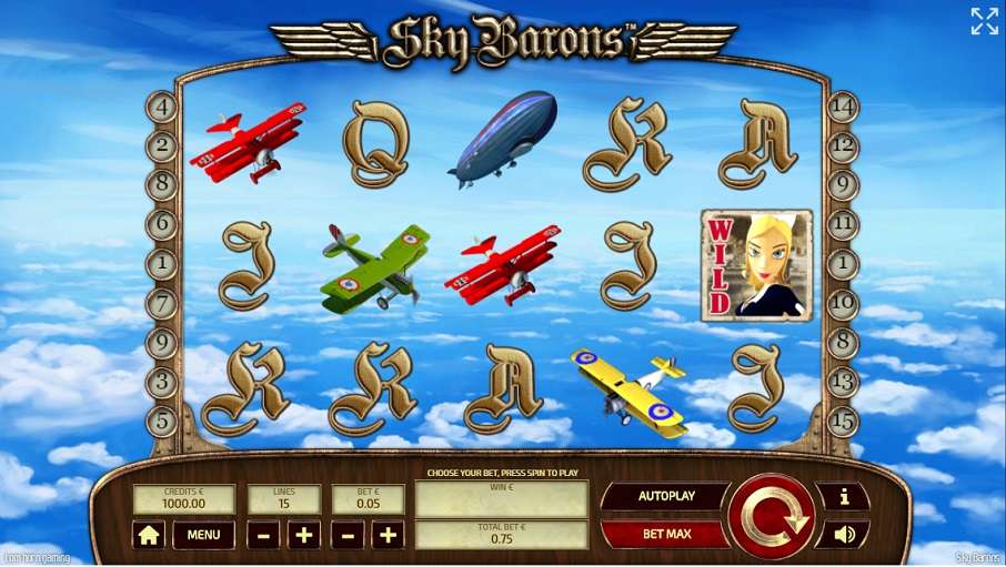 Sky Barons Slot By Tom Horn Gaming » Review + Demo Game