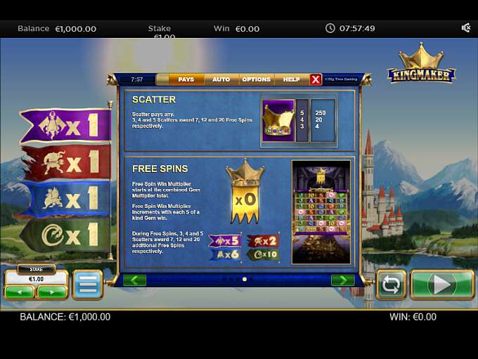 Kingmaker Megaways Slot By Big Time Gaming Review Demo Game
