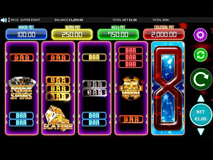 super 8 way ultimate slots