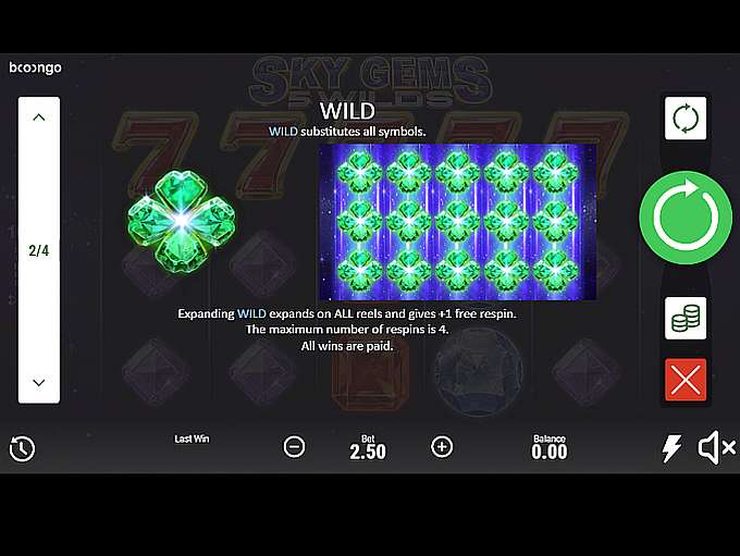 Sky Gems 5 Wilds