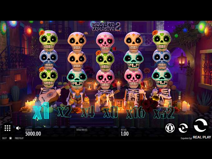 esqueleto explosivo slot demo