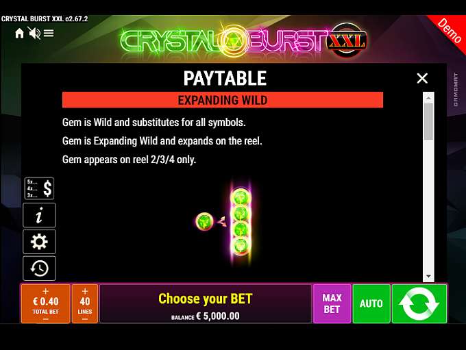 Crystal Burst XXL slot