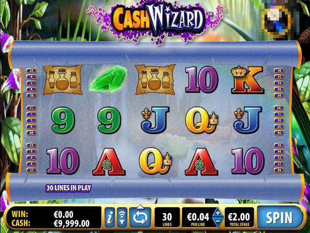 free cash wizard slot game