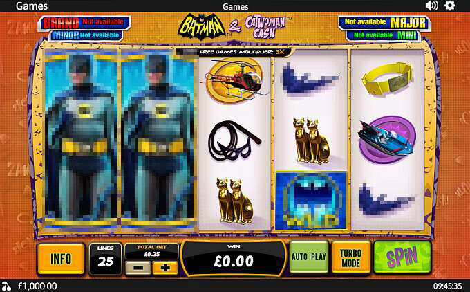 Batman and catwoman cash slots