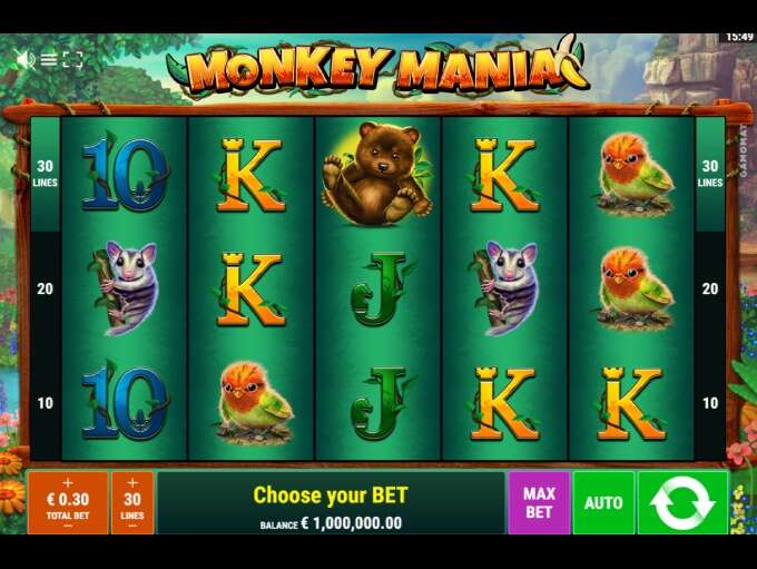 Monkey Mania Slot By Gamomat » Review + Demo Game