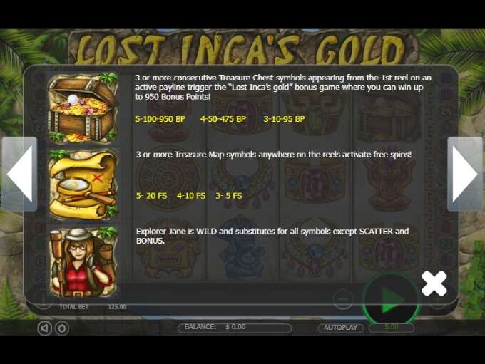 Lost Inca's Gold