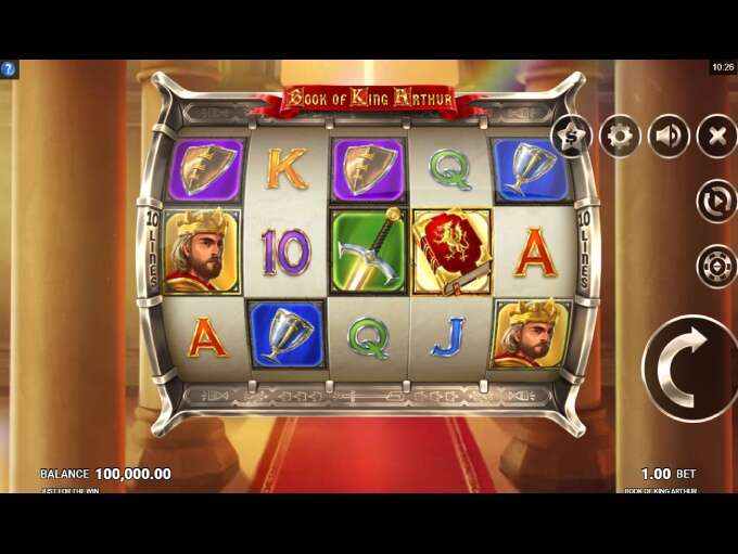 medieval-slot-book-of-king-arthur-by-just-for-the-win-review-demo