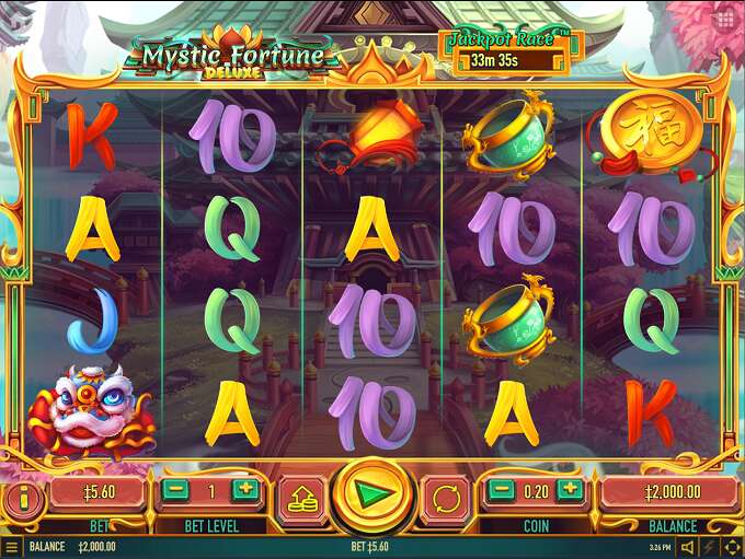 Mystical fortunes slot game