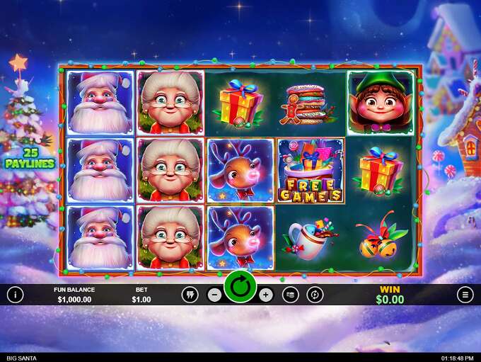 big santa slot