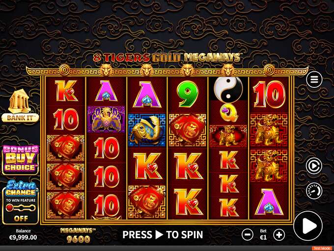 8 Tigers Gold Megaways Slot By Skywind » Review + Demo Game