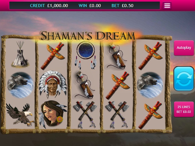 shamans dream slots