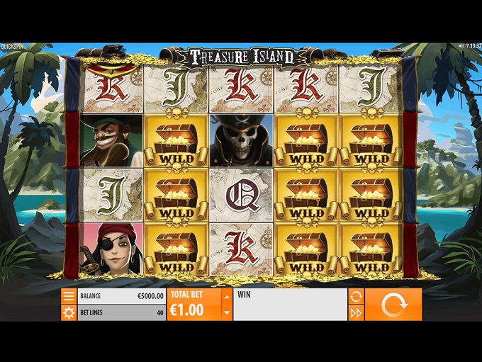 Treasure Island Slot review from Quickspin