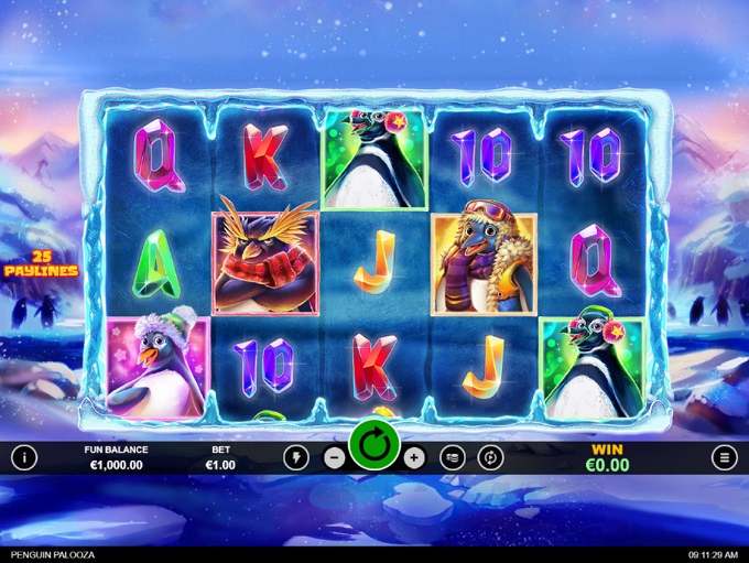 penguin palooza free spins