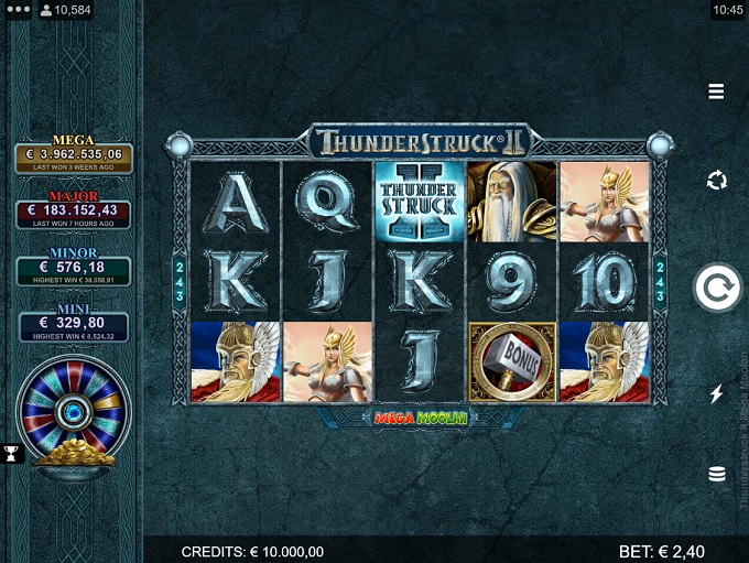 Thunderstruck II Mega Moolah Slot von Microgaming » Bewertung + Demo Spiel