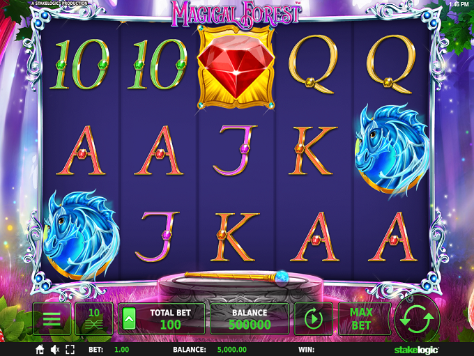 Magical Forest 3D Slot review from Sheriff gaming casinos