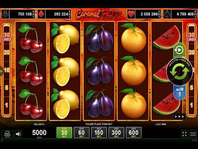 Caramel Hot slot