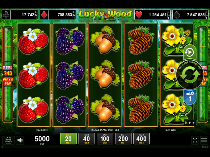 Lucky Wood Slot By EGT » Review + Demo Game