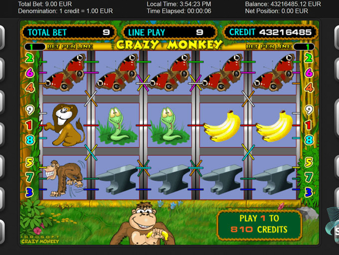 Crazy Monkey Slot Will Drive You Crazy With Its Fruitful Bonuses!